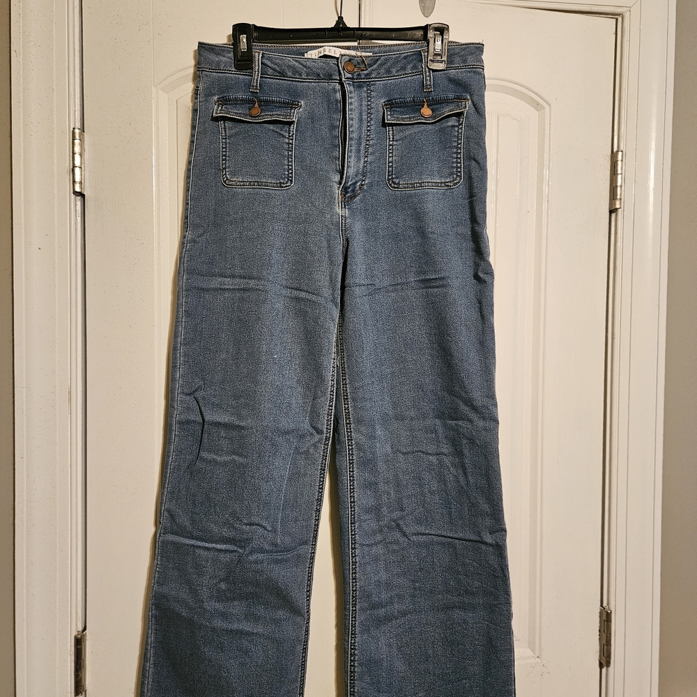 Tinseltown Blue Flare & Wide Leg Jeans